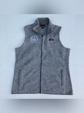 Patagonia Better Sweater Fleece Vest Mens XL Gray Knit Full Zip Pockets